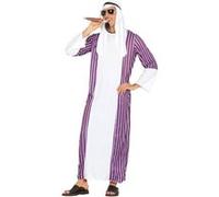 déguisement sultan arabe prince désert homme - l - violet - générique 80067 Blanc G