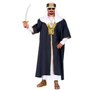 W WIDMANN MILANO Party Fashion - Costume Sultan, Tunique avec Robe, Turban, Arabe, Cheikh, Prince, Costumes de Carnaval