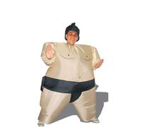 P'tit Clown - 90413 - Costume Gonflable Sumo - Déguisement Adulte - Unisexe - pour Carnaval, Halloween et Autres fêtes costumées - Facile à Enfiler - Gonflage Rapide - Polyester - Taille Unique