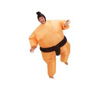 Widmann Costume gonflable Sumo – Coiffe – Gonflable à air – Taille unique adulte