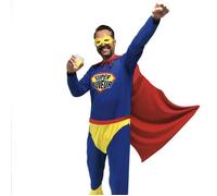 Déguisement Super Buveur XL - Costume Humoristique en Polyester pour Homme - Bleu