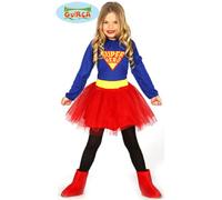 Deguisement Super Hero Fille 7/9 Ans Rouge