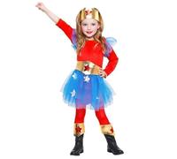 DÉGUISEMENT SUPER-HÉROÏNE AMAZONES FILLE 3/4 ANS Multicolore 3-4 ans