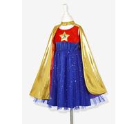 Déguisement super-héroïne bleu foncé 5A