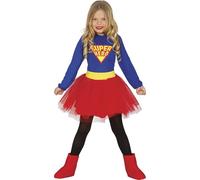 Déguisement Super-Héros Tutu Fille M-(7/9 Ans)