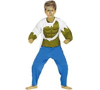 Déguisement Super héros Vert garçon S1-(5/6 Ans)