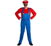 Déguisement Super Mario Cap pour homme - EL REY DEL CARNAVAL, SL - Noir - Polyester - Carnaval M/L