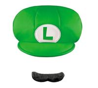 Déguisement Super MARIO Luigi Chapeau Moustache Accessoire Halloween Enfant