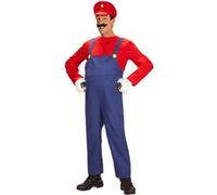 W WIDMANN MILANO Party Fashion - Costume Super Plombier, Combinaison, Artisan, Costumes de Carnaval