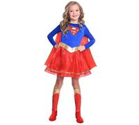 DÉGUISEMENT SUPERGIRL ENFANT 6/8 ANS Rouge, Bordeaux 6-8 ans