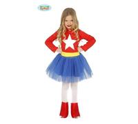 D?Guisement De Super-Am?Rique Avec Tutu (Taille 3-4a) Multicolore