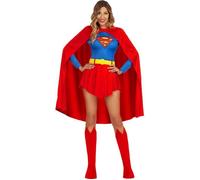 Déguisement Supergirl femme - DC Comics - Funidelia - Rouge - Accessoires inclus S