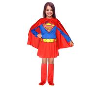 Déguisement Supergirl Fille - Taille 3-4 Ans Bleu