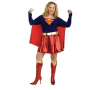 Déguisement Supergirl Grande Taille Xl Bleu