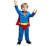 Déguisement Superman bébé - Funidelia-118062- Déguisement Bébé et accessoires Halloween, Carnaval et Noel 0-6 mois