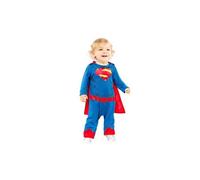 amscan amscan-9906713 Costume de Superman Classique de Warner Bros pour bébé (12-18 Mois), Enfants Unisexes, Caricature, 9906713, Bleu
