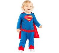 déguisement superman justice league bébé - 12/18 mois - bleu - amscan 9906713 Bleu G
