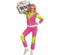 W WIDMANN MILANO Party Fashion - Costume survêtement, veste et pantalon, tenue des années 80, survêtement de jogging pour le carnaval et les fêtes
