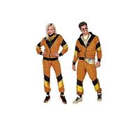 W WIDMANN MILANO Party Fashion - Survêtement fantaisie, imprimé animalier, tenue années 80, survêtement de jogging pour le carnaval et les fêtes