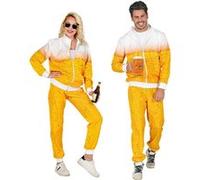 déguisement survêtement bière pinte mousse adulte - s - jaune - widmann 97191 Jaune G