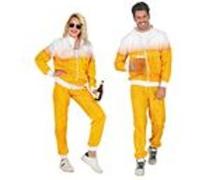 déguisement survêtement bière pinte mousse adulte - xl - jaune - widmann 97194 Jaune G