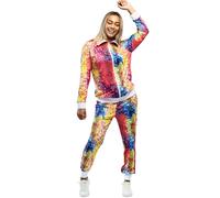 Boland - Costume survêtement femme disco, tenue de camping, jogging, tenue années 80, costume de groupe, soirée déguisée, carnaval