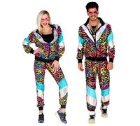 W WIDMANN MILANO Party Fashion - Costume survêtement Party Animal, tenue des années 80, jogging, tenue Bad Taste, déguisements de carnaval