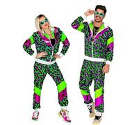 Widmann Survêtement Party Fashion imprimé léopard fluo années 80 XXL multicolore