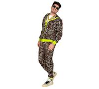 Déguisement survêtement léopard années 80 adulte M