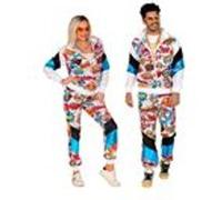 déguisement survêtement pop art américain adulte - s - multicolore - widmann 09631 Multicolore G