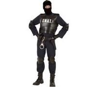 Widmann – Déguisement S.W.A.T. Officer, combinaison, gilet pare-balles, ceinture, holster et sacoche