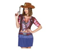 T-shirt pour adultes 8270 Cow-girl