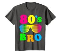 Déguisement « This is My 80's Bro » pour fête des années 80 T-Shirt, Enfant, Asphalte, 3 Ans