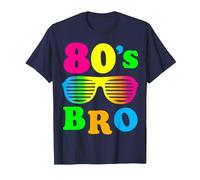 Déguisement « This is My 80's Bro » pour fête des années 80 T-Shirt, Homme, Bleu Marine, XL