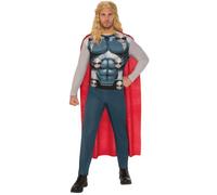 Déguisement Thor™ adulte RUBIES - taille L, tunique moulante, pantalon et cape rouge XL