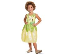 Déguisement Tiana La Princesse Et La Grenouille Fille - Taille: 7 - 8 Ans (124 - 136 Cm) Vert