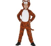 Déguisement Tigre Enfant 7 À 9 Ans Orange