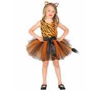 W WIDMANN MILANO Party Fashion - Costume enfant animal, robe avec tutu, serre-tête, costume animalier, déguisements de carnaval