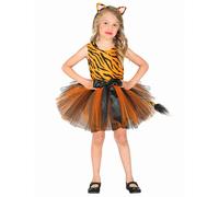 W WIDMANN MILANO Party Fashion - Costume enfant animal, robe avec tutu, serre-tête, costume animalier, déguisements de carnaval