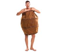 Mom Barrel Costume Marron M-L