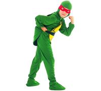 Déguisement Tortue Combattante Garçon - Taille: L 10-12 Ans (130-140 Cm) Vert
