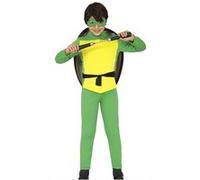 déguisement tortue combattante ninja enfant - 7/9 ans - vert - générique 78555 Vert G