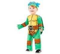 amscan 9909131 Déguisements Sous Licence Officielle Tortues Ninja Mutantes Adolescentes Pour Bébés 6-12 Mois, Vert