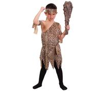 Déguisement Troglodytes Pour Enfants Plusieurs Tailles (Taille 7-9a) Multicolore