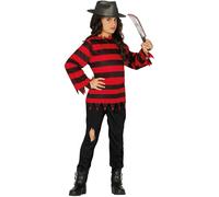 Déguisement Tueur Cauchemardesque Enfant - Taille: 5 À 6 Ans (110-115 Cm) Noir