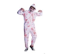 Déguisement Tueur Sanglant Femme - PTIT CLOWN - Costume Adulte Halloween, Cospaly, Fête Costumée, Soirée Déguisée - Blanc, rouge XS