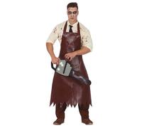 DÉGUISEMENT TUEUR TRONÇONNEUSE HOMME L Marron, Chocolat L
