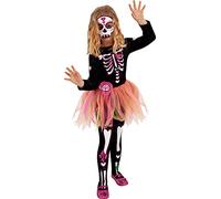 Rubie's - Déguisement enfant Tutu Dia de los Muertos - Halloween S8536S - Taille S (3 à 4 ans)