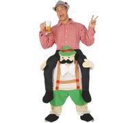 Déguisement Tyrolien Bavarois Allemand Muscle Adulte - Carry Me & Ride On - Costume avec fausses jambes L