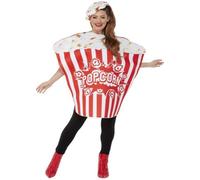 Déguisement - UK SMIFFYS II LTD - Pop Corn Deluxe - Rouge - Mixte - 18 ans et plus TU